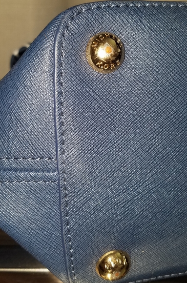 Mk Jet Set Scarf Tote (Blue) - Picture 10 of 11